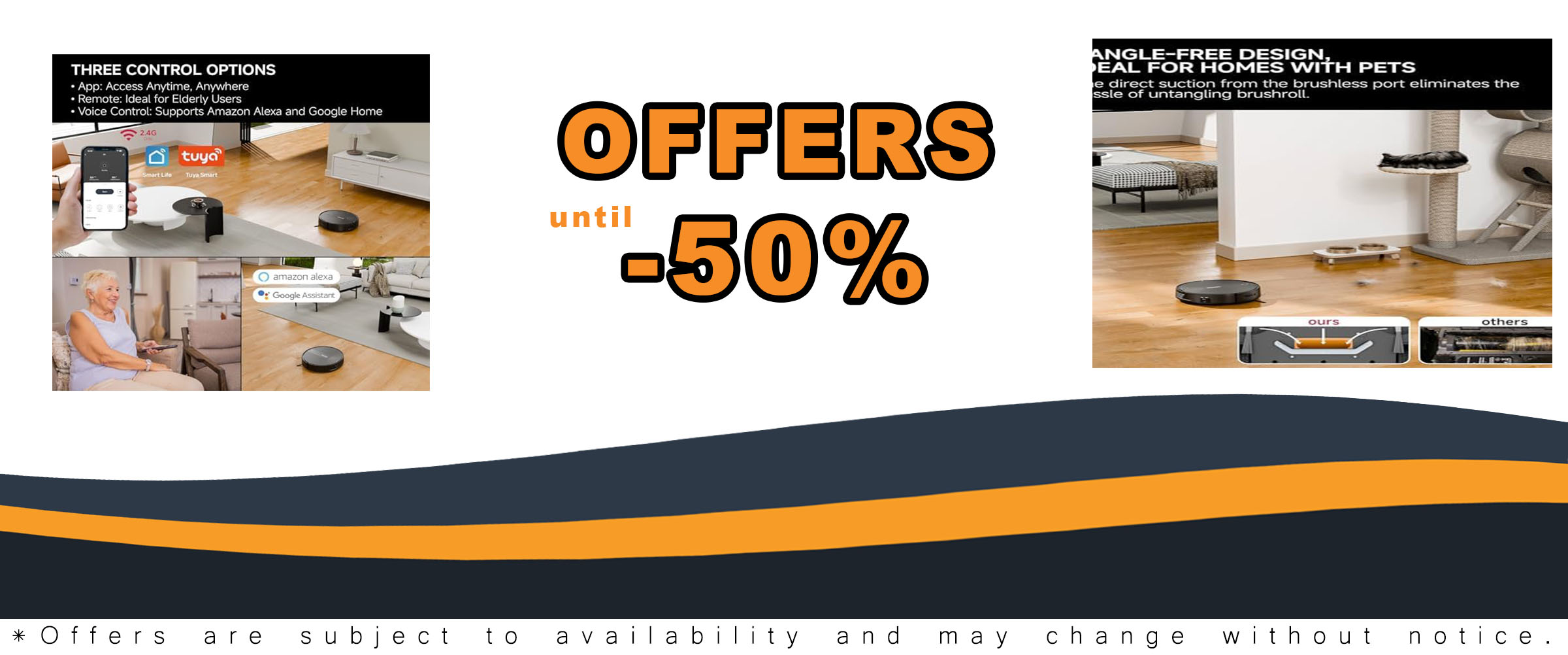R1 Robot Vacuum Cleaner with 3200Pa Suction and Tangle-Free Design