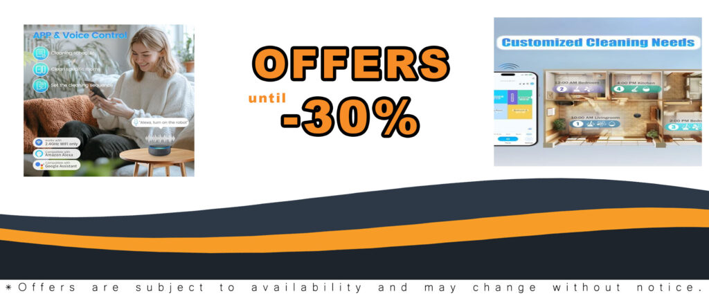 Robot Vacuum and Mop Combo, Self-Emptying, Wi-Fi, Pet-Friendly, Hard Floors, Carpet