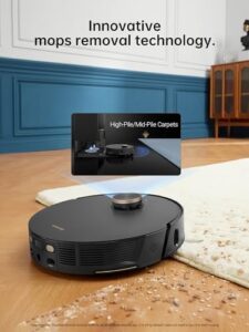 dreame L20 Ultra Robot Vacuum and Mop in action with AI obstacle avoidance and self-emptying features
