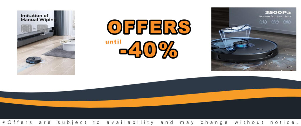 Robot Vacuum and Mop Combo with 3500Pa suction, self-emptying station, and LIDAR navigation