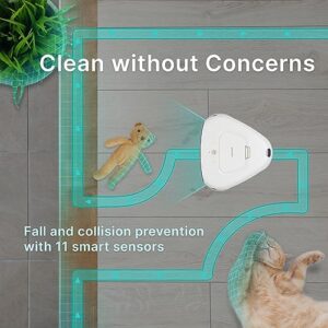EVERYBOT Three-Spin Robot Mop, ultra-quiet cleaning system, stylish design for hard floors and tiles