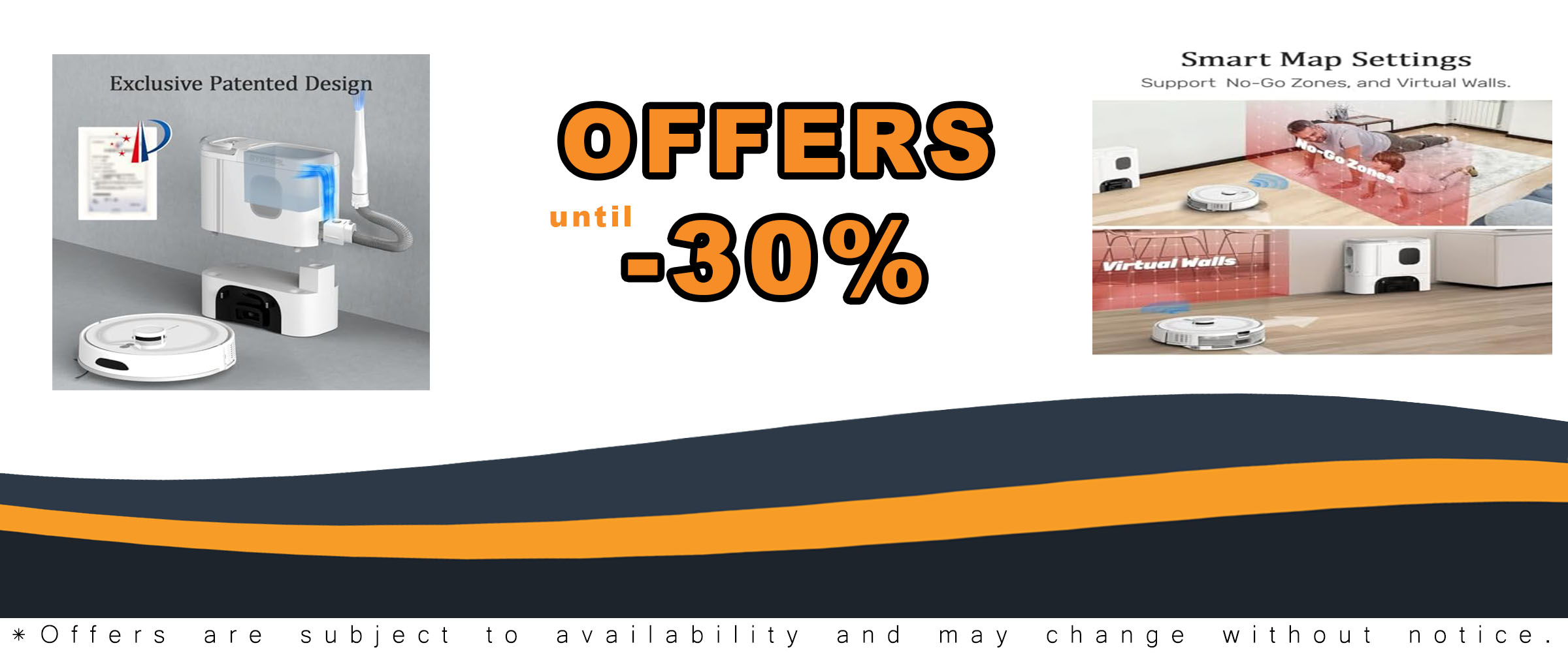 Robot Vacuum and Mop Combo with Self-Emptying Design, 4500Pa Suction, and Long Runtime