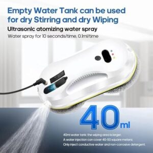 New Home Window Automatic Water Spray Cleaning Robot Vacuum Cleaner with Remote Control