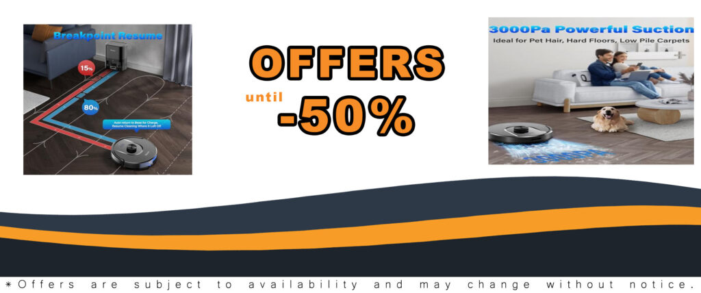 Tikom Robot Vacuum and Mop with Self-Empty Base, designed for homes with pets and various floor types