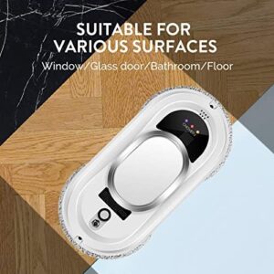 Window Cleaner Robot with 5600Pa Suction for Glass and Tile Cleaning