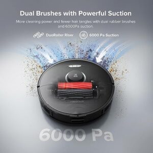 Roborock S8 Pro Ultra Robot Vacuum and Mop with powerful 6000Pa suction, self-emptying, and auto-mop washing