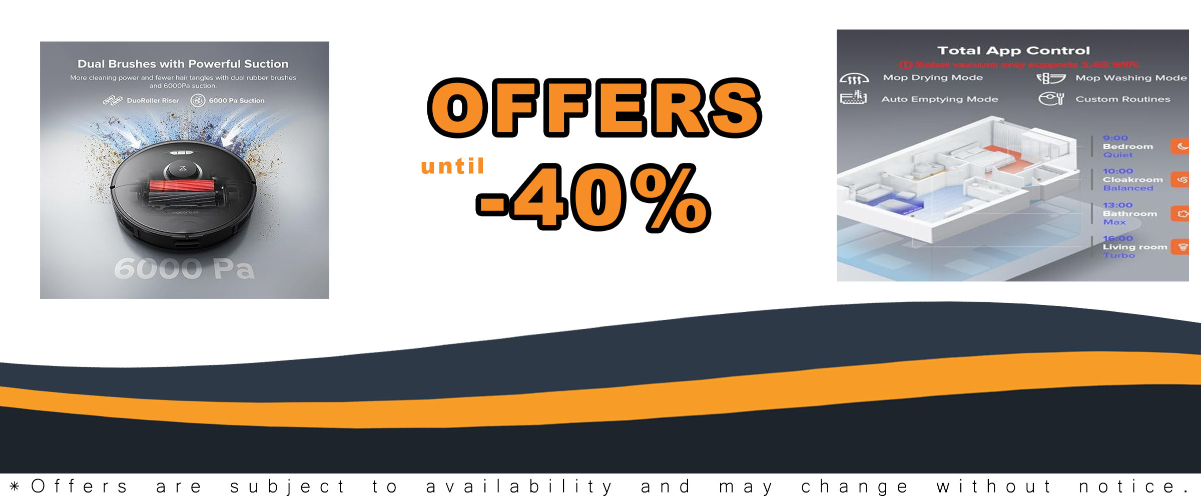Roborock S8 Pro Ultra Robot Vacuum and Mop with powerful 6000Pa suction, self-emptying, and auto-mop washing