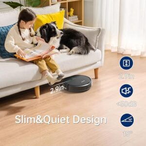 Upgraded Version Robot Vacuum Cleaner, 3500Pa Suction Power, Tangle-Free Technology, and Pet Hair Removal