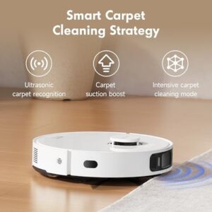 Mova S20 Ultra Robot Vacuum and Mop Combo with Dual Roller Brush and Self-Washing Mop
