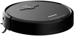 D2 Robot Vacuum Cleaner, slim design, strong suction, ideal for pet hair, app and Alexa control, automatic charging