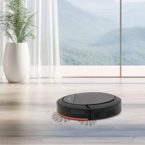 Robot Vacuum and Mop Combo for Pet Hair and Hard Floors, Black