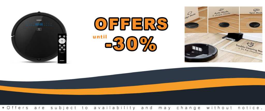 Tenergy Otis Robot Vacuum Cleaner with Max Power Suction and Smart Sensor