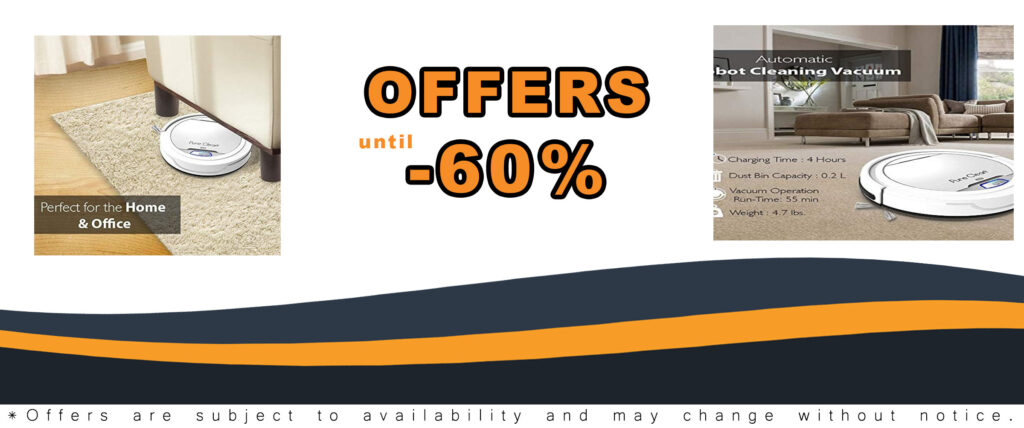 SereneLife Robot Vacuum Cleaner with 90 Min Run Time, Pet Hair, and Stairs Detection