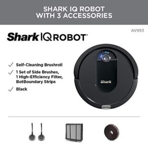 Shark IQ Robot Vacuum AV993 with self-cleaning brushroll and advanced navigation system