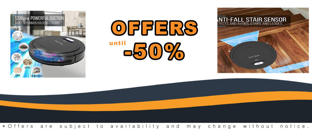 SereneLife Robotic Vacuum Cleaner cleaning hardwood and carpet floors, designed for pet hair and allergy relief