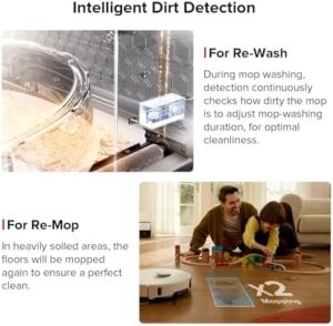 Roborock S8 Max Ultra Robot Vacuum and Mop in white with self-emptying dock and advanced navigation system