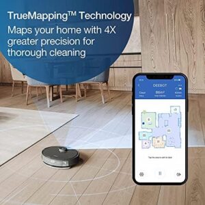 ECOVACS Deebot N8+ Vacuum & Mop Robot with Laser Mapping and Auto-Empty Station for Carpet and Hard Floors