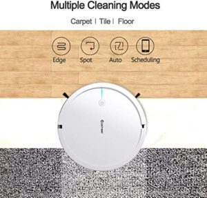 COSTWAY Robot Vacuum Cleaner with 2000Pa suction, smart scheduling, and pet hair cleaning features