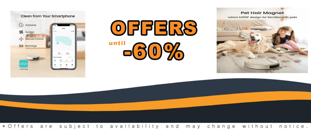 Lefant Robot Vacuum M210 Pro cleaning your home efficiently with its 120-minute runtime and Alexa control