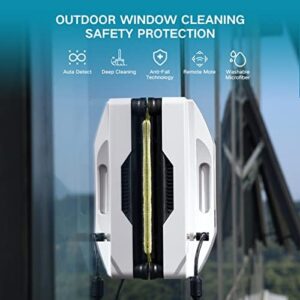 Window Cleaning Robot Ultrasonic Water Spray Glass Dry Wet Wiping Machine for Deep Cleaning