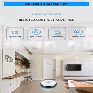 Robot Aspiradora y Trapeador Robot Vacuum Cleaner in action, sweeping and mopping floors