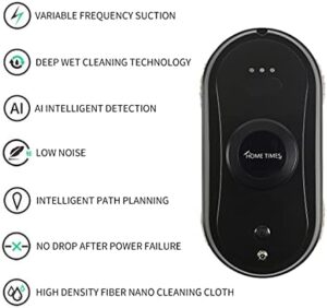Home Times 2022 Robot Vacuum Cleaner and Glass Window Cleaner Robot with 2.4G Remote Control