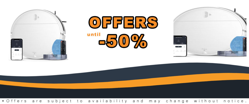 Robot Vacuum and Mop Combo, 2-in-1 Cleaning, Self-Charging, Strong Suction, and Wi-Fi/App Control