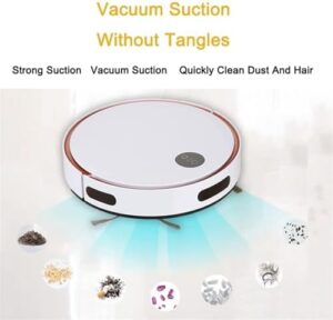 Robot Vacuum Cleaner Wet Dry Smart Home Mop with Automatic Charging and Remote Control