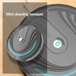 Robot Aspiradora y Trapeador Chargeable Smart Robot Vacuum Cleaner in action, sweeping and mopping floors