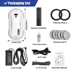 2022 New Upgrade Robot Vacuum Cleaner Glass Clean Window Cleaner Robot, featuring app/remote control and 2.4G remote functionality.