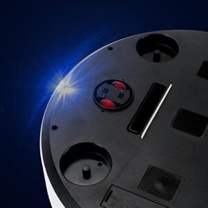 Wireless Smart Robot Vacuum Cleaner in black, designed for vacuuming, mopping, and humidifying with super quiet operation.