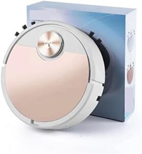 Smart Robot Vacuum Cleaner in action, sweeping and mopping your home with ease