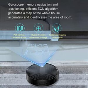 Robot Vacuum Cleaner 3 In1, Smart Home Voice Control, Black  