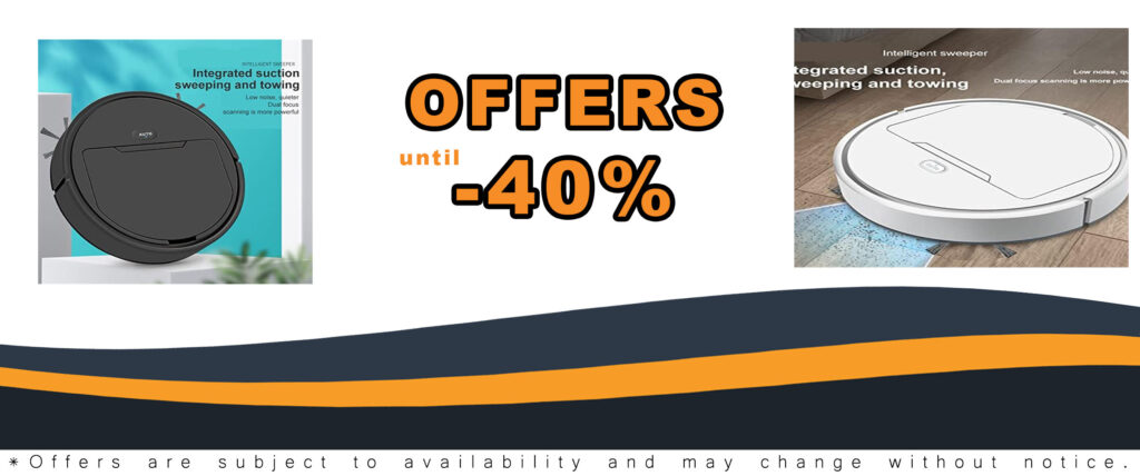 Robot Aspiradora y Trapeador Automatic Robot Vacuum Cleaner with Mop and Strong Suction
