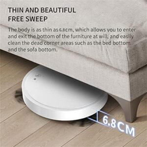 Robot Vacuum Cleaner Wireless Floor Cleaning Mop Sweeping Robot Wet and Dry Intelligent Vacuum Cleaner for Home in white, perfect for effortless cleaning.