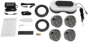 Automatic Window Vacuum Robot for Indoor and Outdoor Glass Cleaning