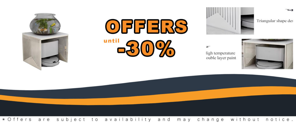 Self-Emptying Robot Vacuum Cleaner in Beige for Small Spaces and Efficient Cleaning
