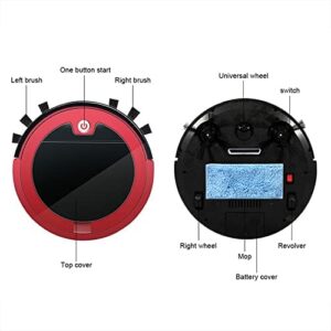 Robot aspiradora y trapeador sweeping vacuum cleaner with large suction and mopping function for smart home use