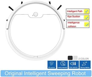Robot Aspiradora y Trapeador Remote Control Robot Vacuum Cleaner in action, cleaning a home.