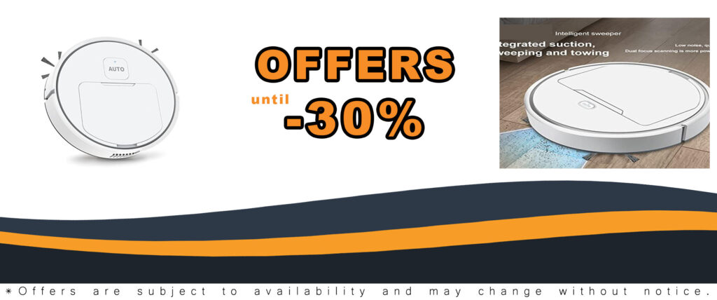 Smart Robot Vacuum Cleaner with strong suction, automatic sweeping, and mopping capabilities