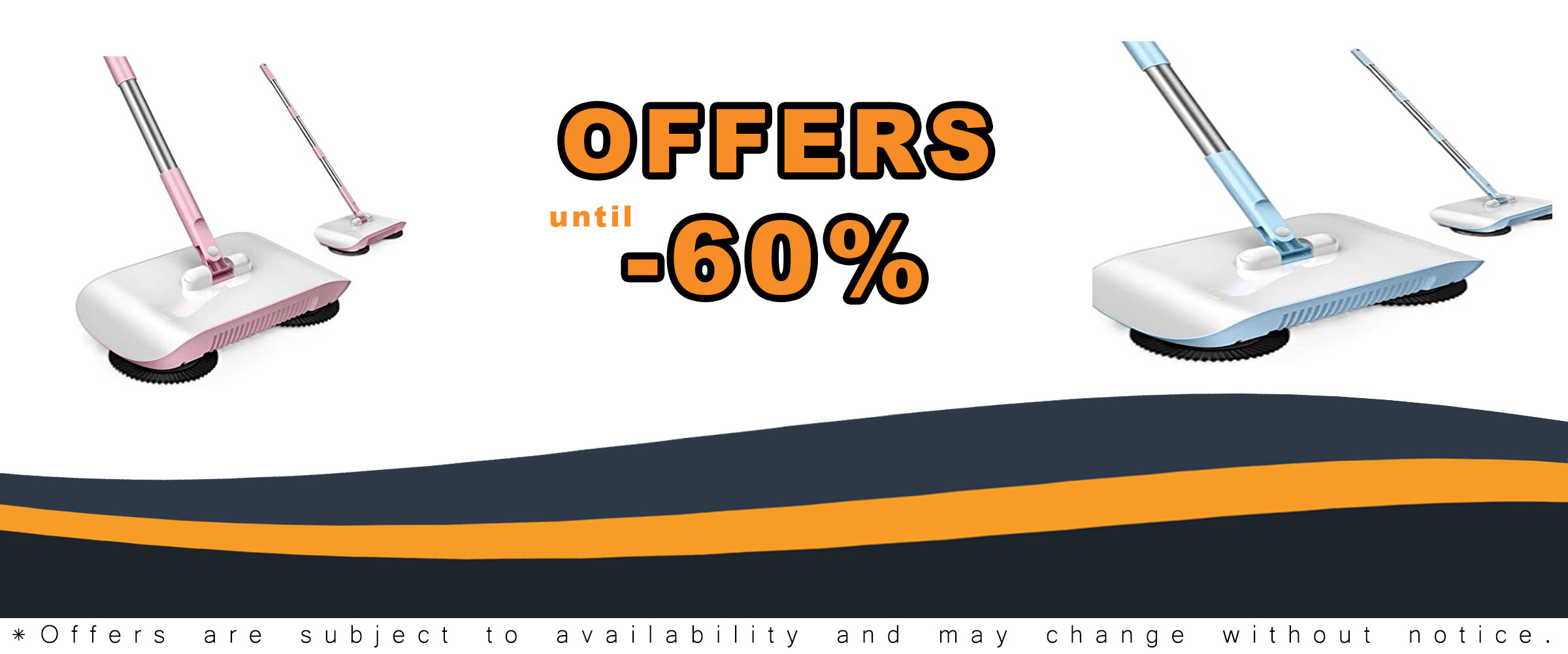 Broom Robot Vacuum Cleaner sweeping and mopping floors 