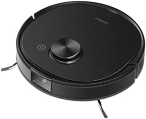 Robot Vacuum Cleaner Super Suction Advanced in action on a wooden floor