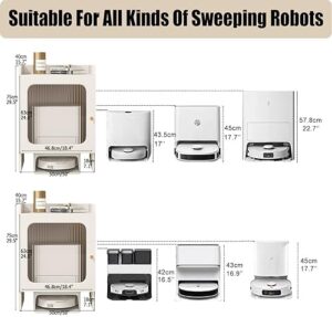 Over The Robot Vacuum Cleaner Storage Cabinet, Single Door, Home Organizer  