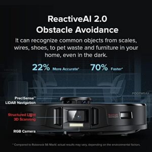 Roborock S7 MaxV Ultra Robot Vacuum and Mop with Auto Mop Washing, Self-Emptying, and 5100Pa Suction