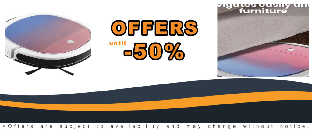 Smart Wi-Fi Robot Vacuum Cleaner for effortless cleaning with smart features and powerful suction