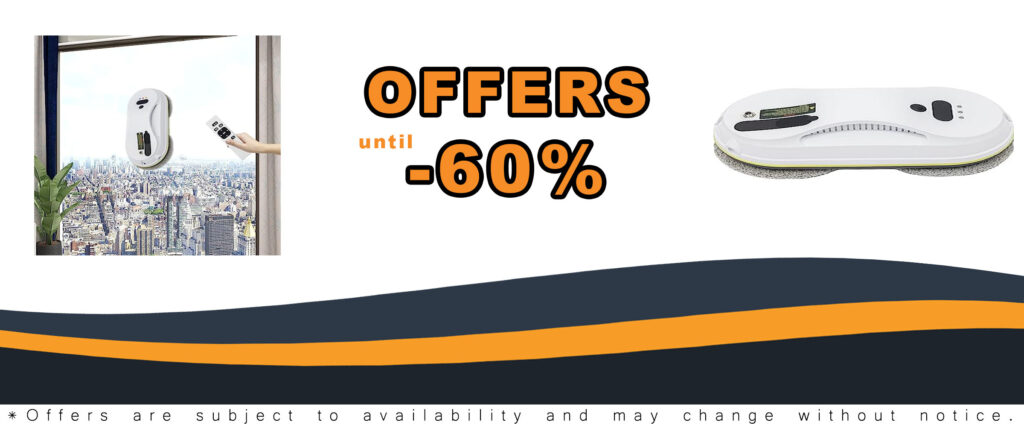Window Cleaner Robot with Auto Water Spray, Intelligent Glass Cleaning Robot, Indoor and Outdoor Use
