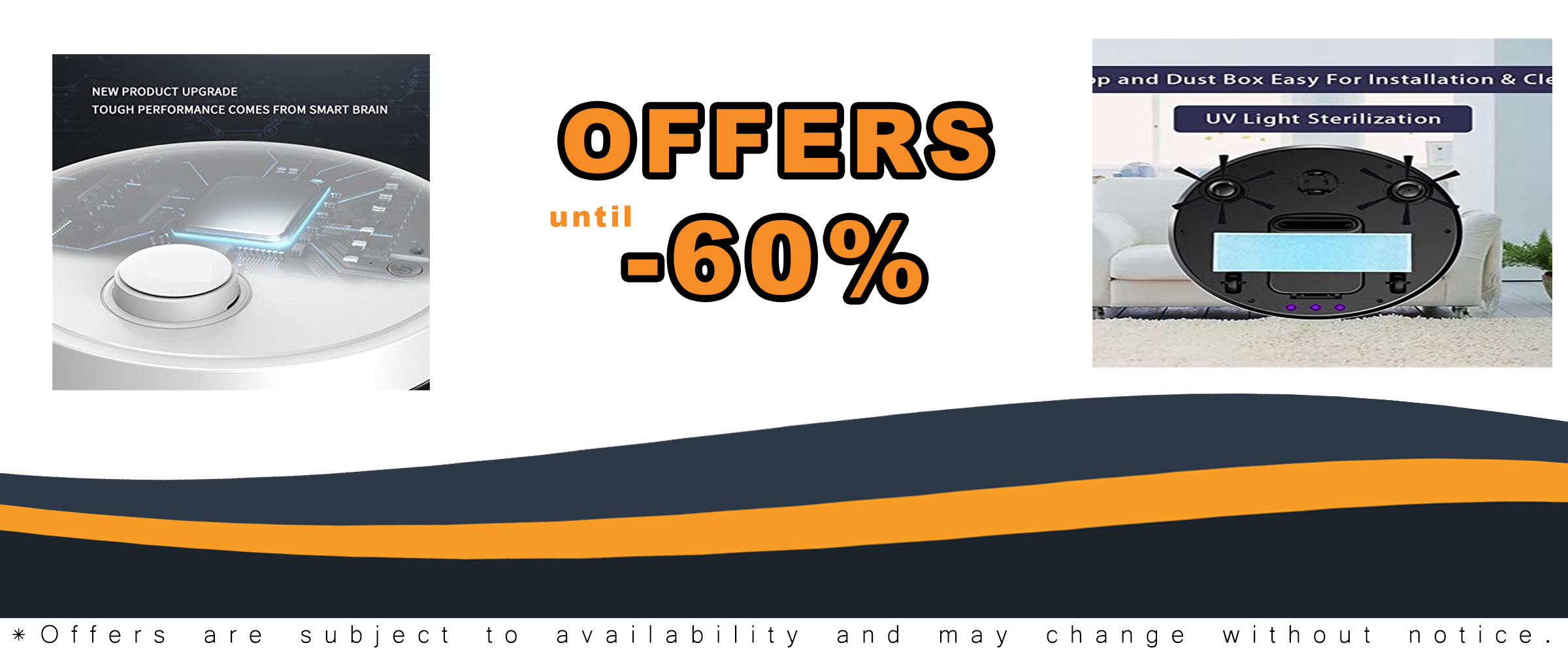Robot Aspiradora y Trapeador Wireless 3-in-1 Smart Robot Vacuum Cleaner in Black