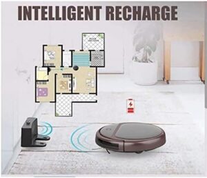 Robot Vacuum Cleaner with anti-drop and collision sensors, super quiet operation, and pet hair care technology.