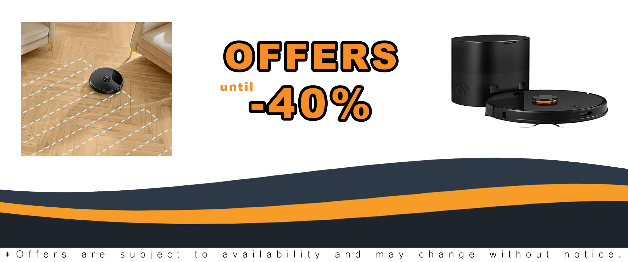 Robot Mop Sweeping Mopping Robot Vacuum Cleaner in black with auto-empty disposal and self-cleaning features
