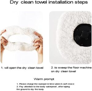 Smart Robot Vacuum Cleaner Multifunctional Dry Wet Floor Mop Cleaner in action on a hard floor